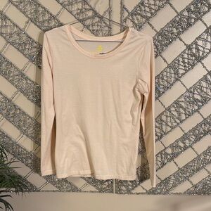 Cream Long Sleeve Top